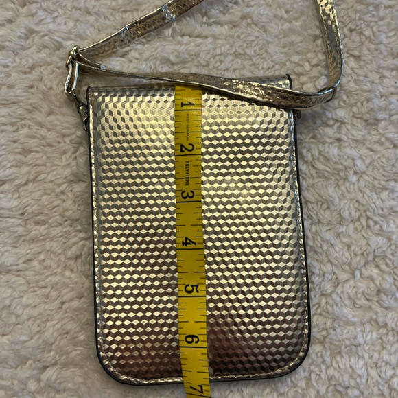 Gold Shimmer Crossbody Phone Bag - Picture 8 of 8